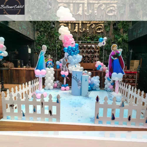 Premium Frozen Theme Backdrop For Birthday Decor In Delhi NCR