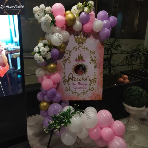 Welcome board Princess Theme Decoration