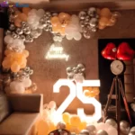 25th Anniversary Home Decoration