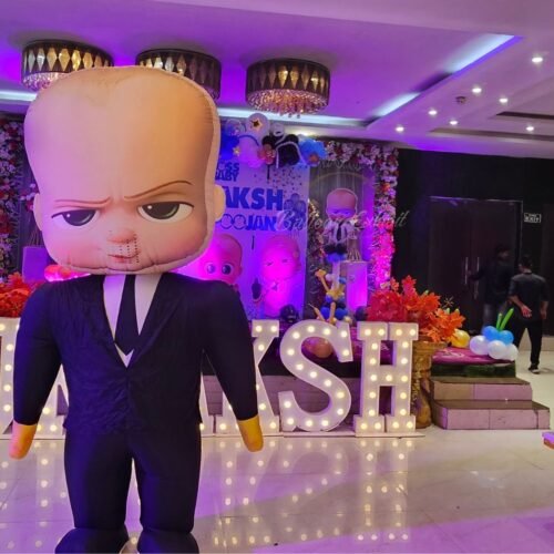 Boss Baby Live Cartoon Character for Birthday Party in Delhi NCR