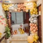 Golden Balloon Garland Decoration