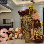 Golden Sequin Birthday Decor