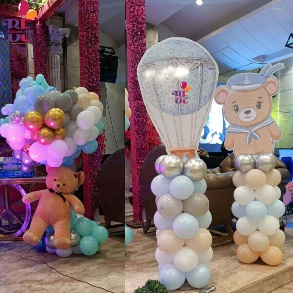 Teddy Cutout Stand for Birthday Decor