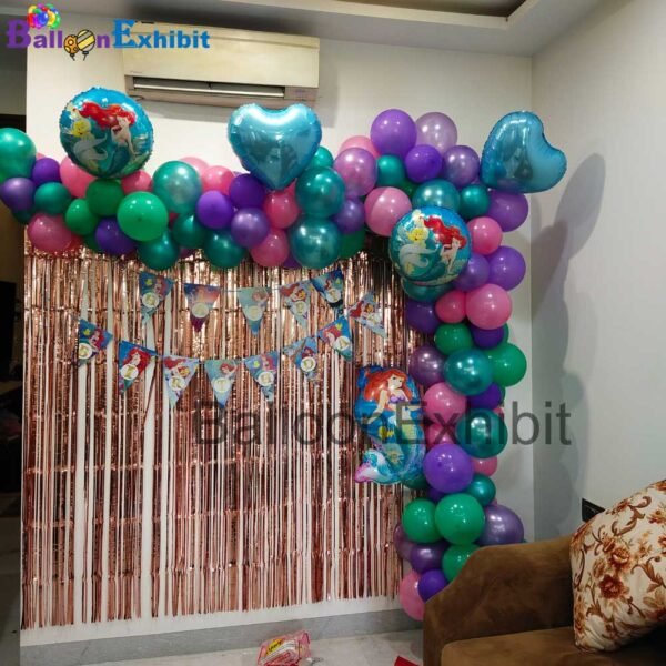 mermaid theme birthday decor