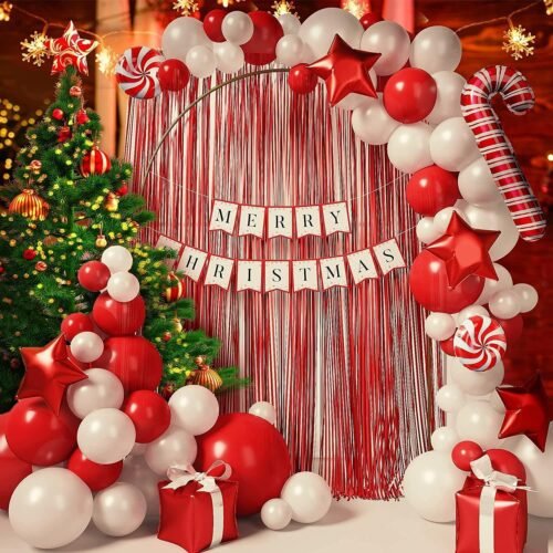 Merry Christmas Holiday balloon decoration