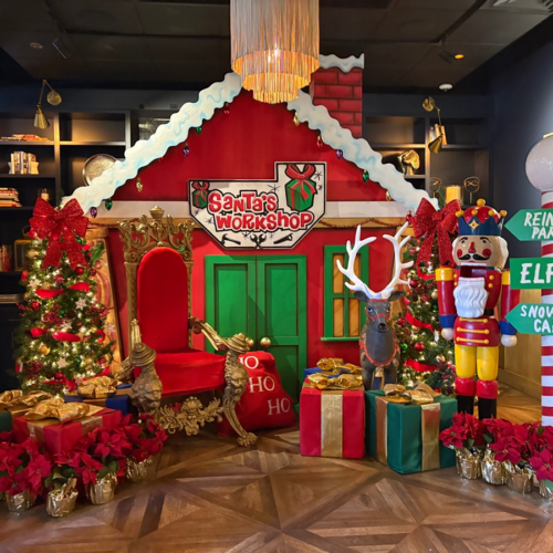 Santa Workshop Christmas decor
