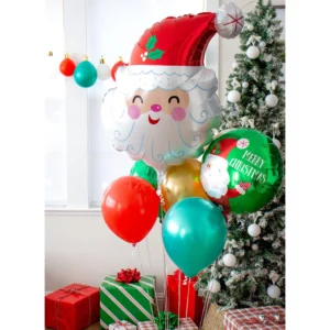 santa balloon bouquet