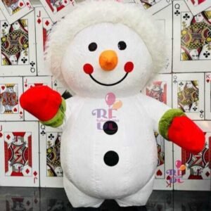 Inflatable Snowman Costume character for Party entertainment