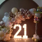 21st Birthday Balloon Room Decoration