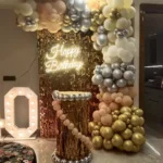 40th Birthday celebration Sequin panel balloon Decoration