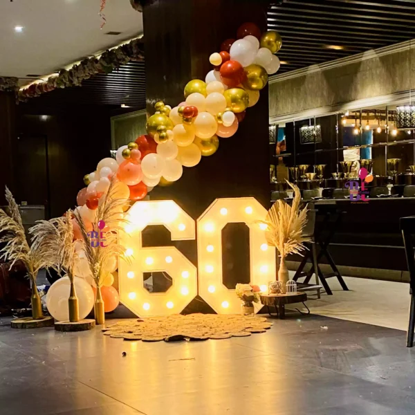 60th Birthday Decoration At Home Birthday Decoration Delhi