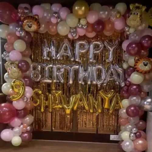 Animal Theme Birthday Decor for Kids – Fun & Colorful Home Party Setup