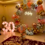 Baby Shower Balloon Ring Decoration
