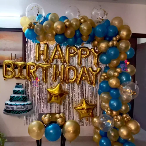 Balloon Decoration for Birthday at Home – Elegant & Customized