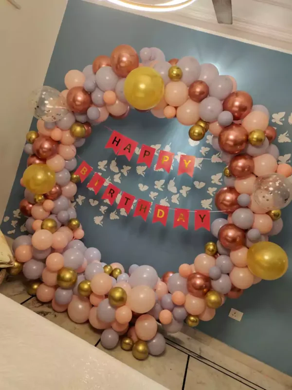 Balloon Ring Birthday Decoration