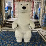 Inflatable Polar Bear Character for Party Entertainment