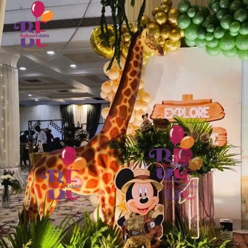 Safari & Jungle Theme Fiber Animal Props for Events | Book Now