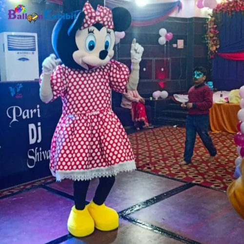 Minnie Mouse Mascot for Birthday Party