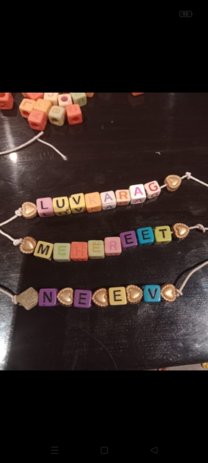 Name Beading and Name Hand Band Activity | Delhi NCR
