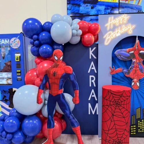 Spiderman Balloon Decoration