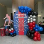 Spiderman Birthday Decoration with Balloons