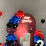 spiderman theme decoration for birthday party