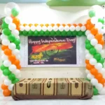 Balloon decoration for 15 august