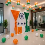 independence day office decoration