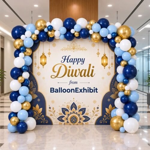 Happy Diwali Branded Photo Booth Backdrop